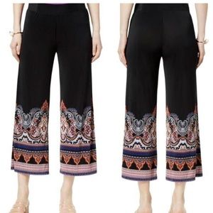 INC Womens Petites Printed Pull On Culottes